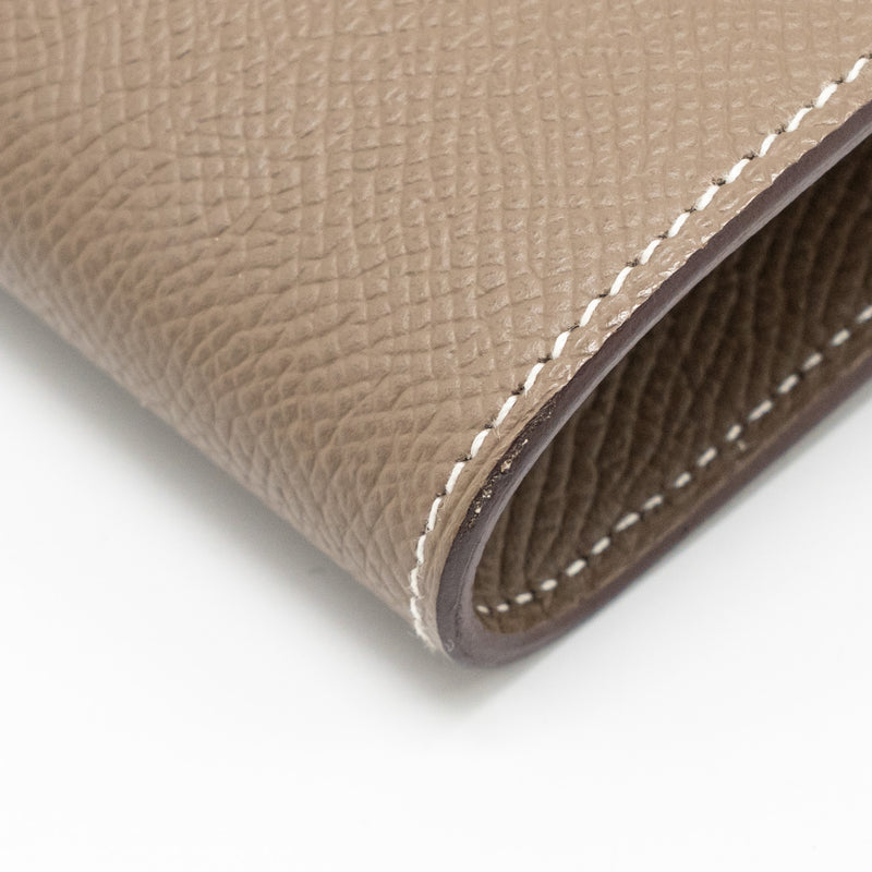 Hermes Kelly To GO Epsom Etoupe SHW Stamp B