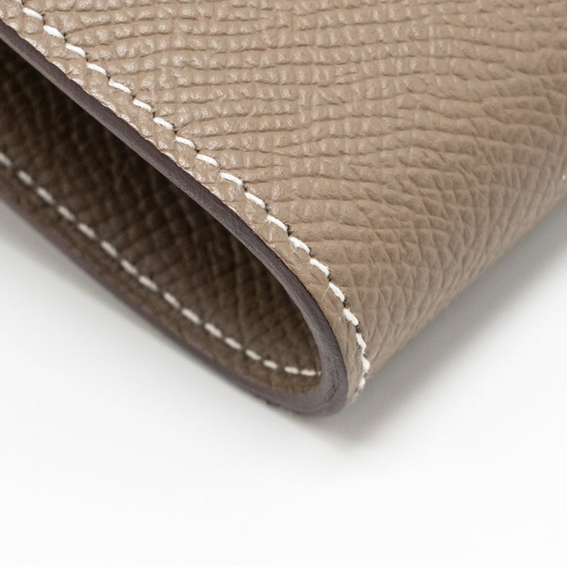 Hermes Kelly To GO Epsom Etoupe SHW Stamp B