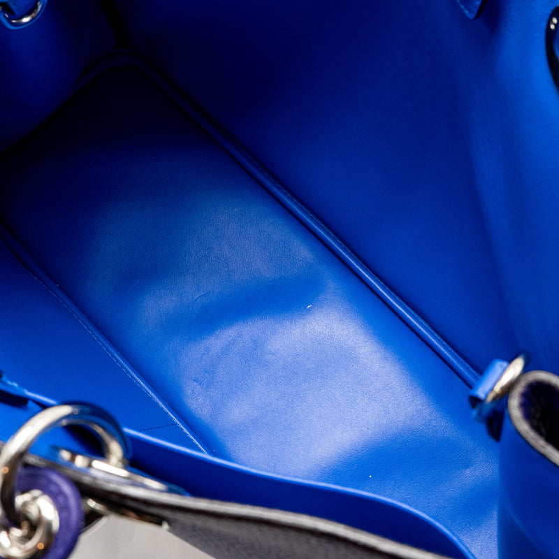 Dior Diorissimo Tote Bag Calfskin Purple/Blue SHW