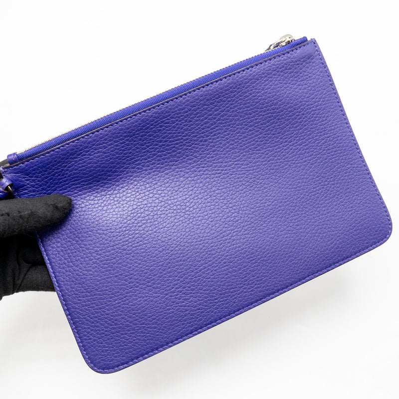Dior Diorissimo Tote Bag Calfskin Purple/Blue SHW