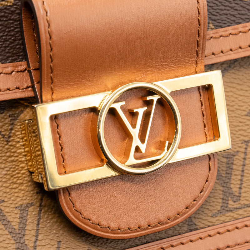 Louis Vuitton mini Dauphine monogram canvas GHW