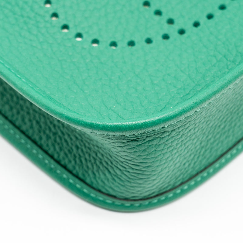 Hermes Mini Evelyn Clemence Vert Vertigo GHW Stamp W