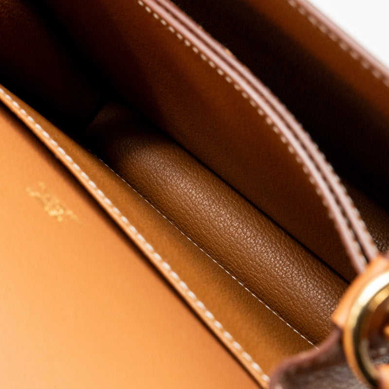 Hermes Mini Roulis Evercolor Gold LGHW Stamp W