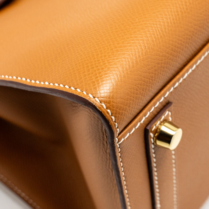 Hermes Birkin 30 Epsom Gold GHW Stamp Z