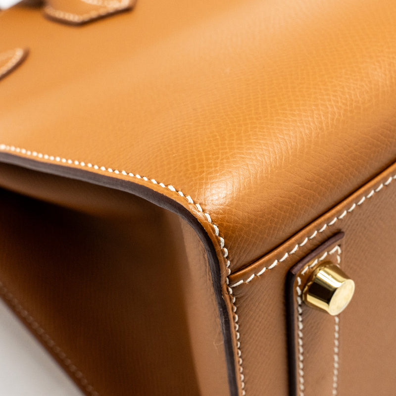 Hermes Birkin 30 Epsom Gold GHW Stamp Z