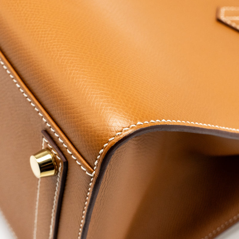 Hermes Birkin 30 Epsom Gold GHW Stamp Z