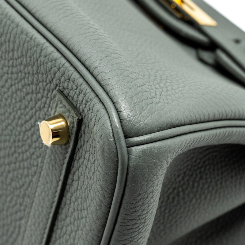 Hermes Birkin 30 Togo Vert Amande GHW stamp D