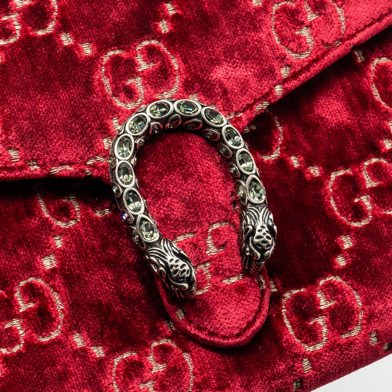 Gucci Dionysus Wallet on Chain Velvet Red SHW