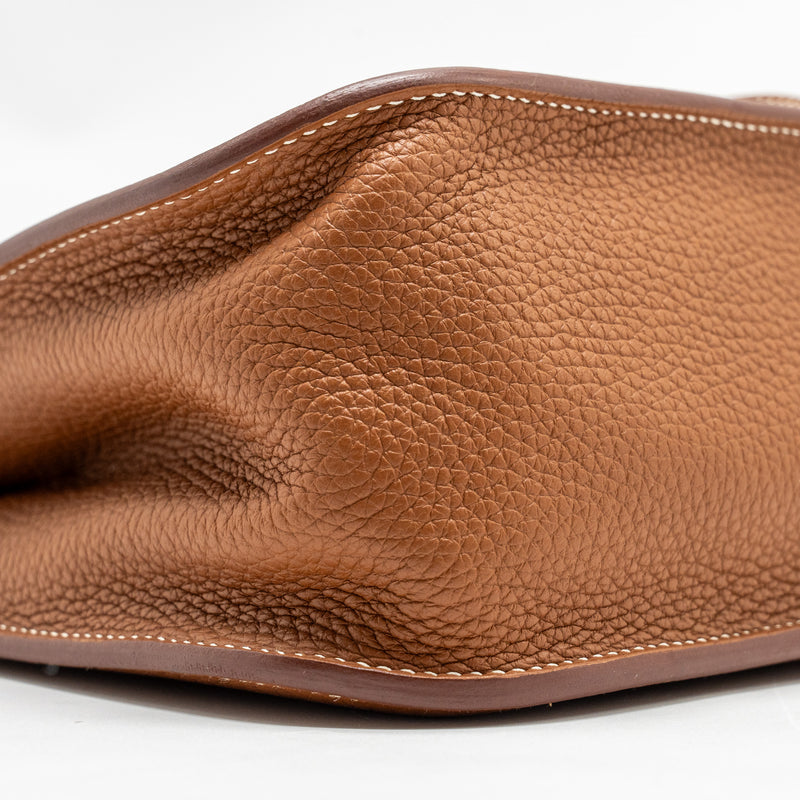 Hermes Halzan 31 Clemence Gold GHW Stamp D