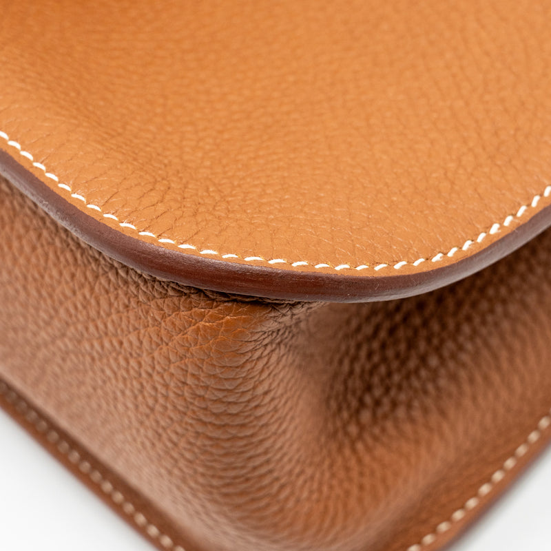 Hermes Halzan 31 Clemence Gold GHW Stamp D