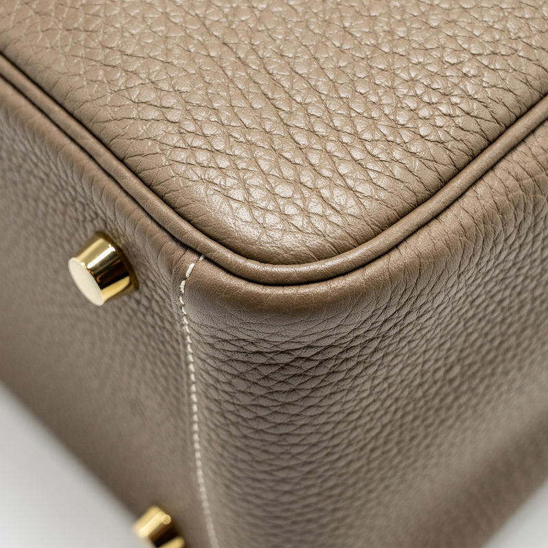 Hermes Lindy 26  Clemence Etoupe GHW Stamp Z