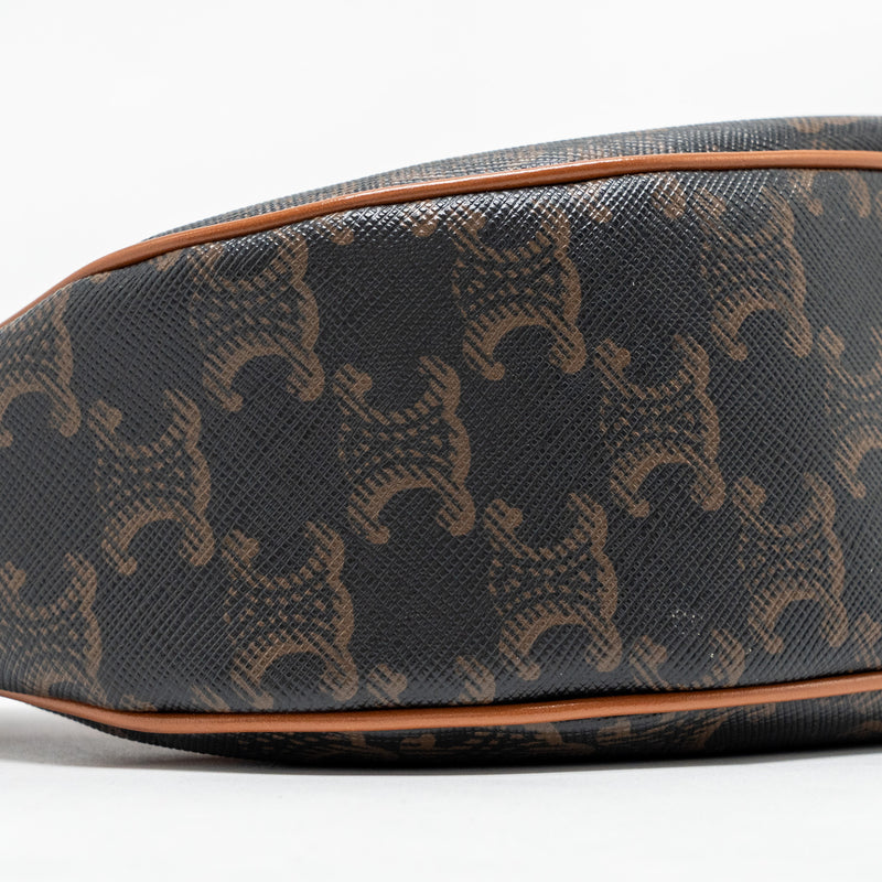 Celine Ava Bag Triomphe Canvas Tan GHW