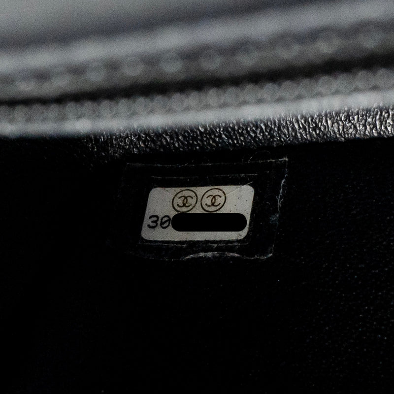 Chanel Coco Charms Mini Rectangular Flap Bag Lambskin Black LGHW