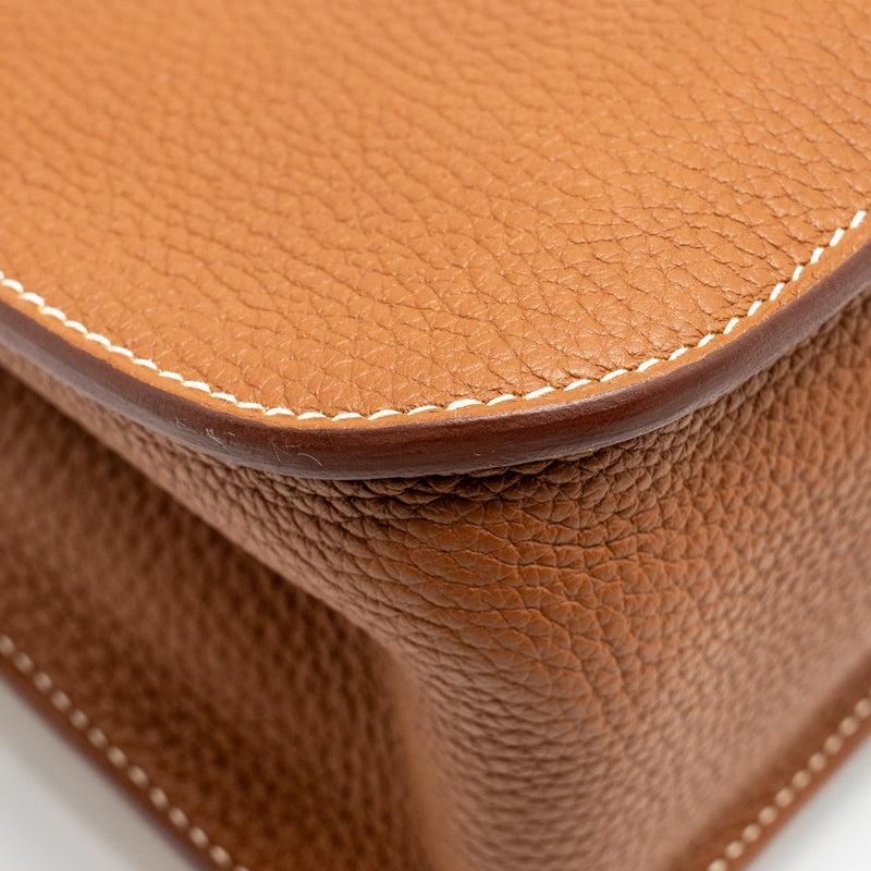 Hermes Halzan 31 Clemence Gold GHW Stamp D