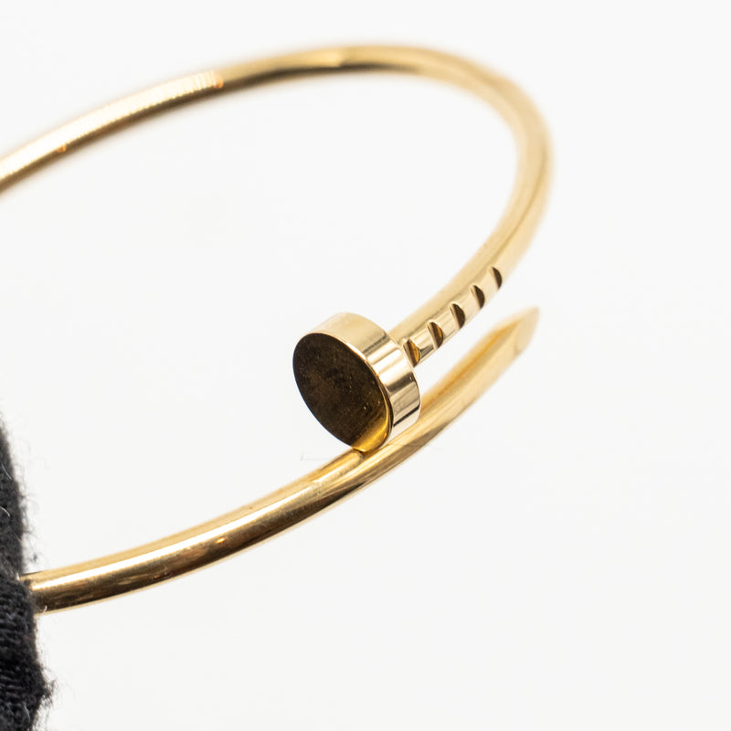 Cartier size 15 Juste un clou bracelet small model yellow gold