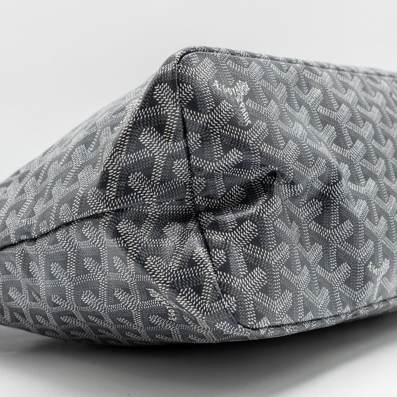 Goyard Boheme Hobo Bag PM Goyardine Canvas Gris SHW