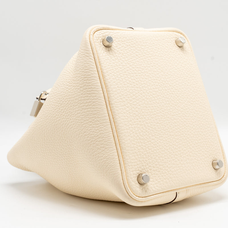 Hermes Picotin 18 Lock bag Clemence Nata SHW Stamp Z
