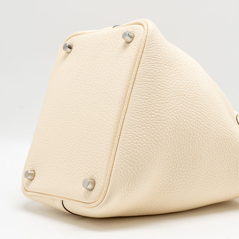 Hermes Picotin 18 Lock bag Clemence Nata SHW Stamp Z