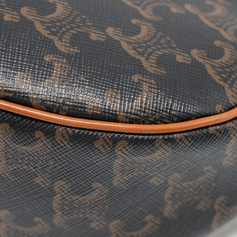 Celine Ava Bag Triomphe Canvas Tan GHW