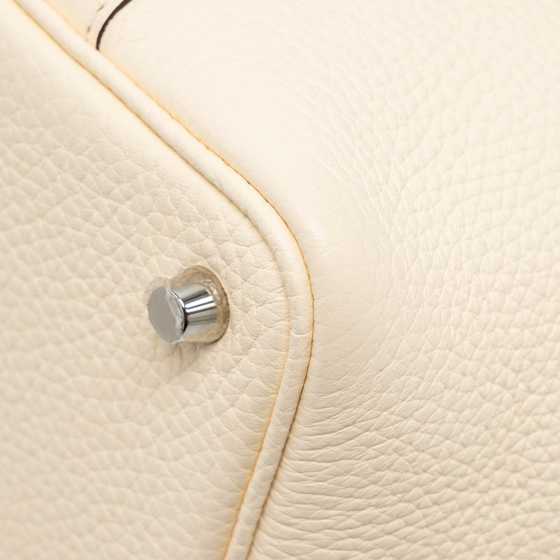 Hermes Picotin 18 Lock bag Clemence Nata SHW Stamp Z