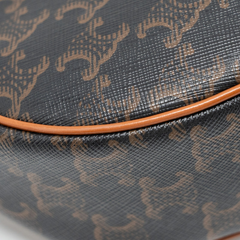 Celine Ava Bag Triomphe Canvas Tan GHW