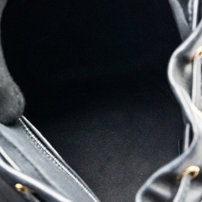 Chanel Small Urban Spirit Quilted Backpack Calfskin Black GHW