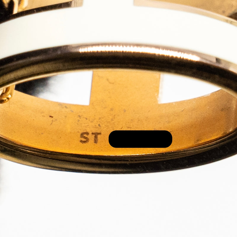 Hermes pop h pendant Blanc GHW