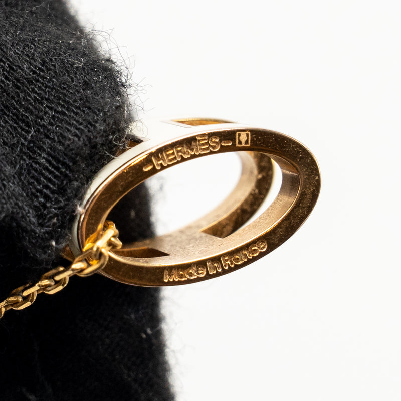 Hermes pop h pendant Blanc GHW