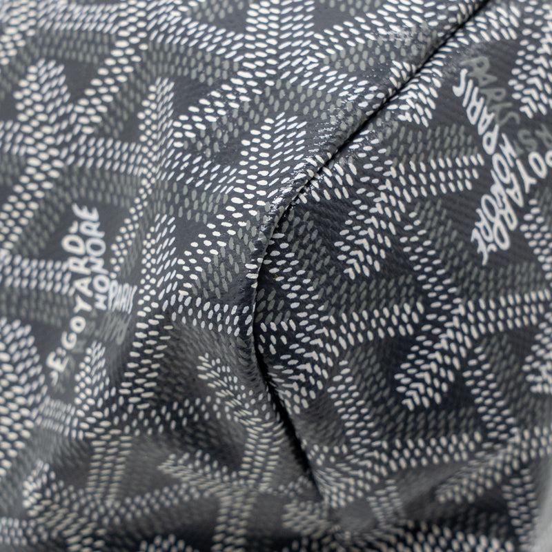 Goyard Boheme Hobo Bag PM Goyardine Canvas Gris SHW