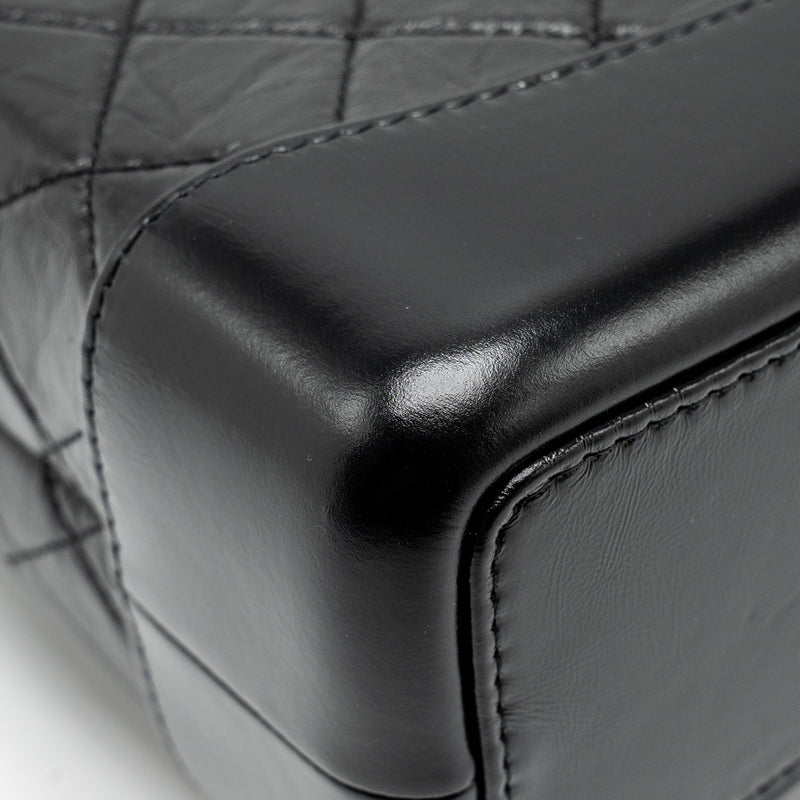 Chanel Small Gabrielle Backpack Aged Calfskin Black Multicolour colour Hardware (Microchip)