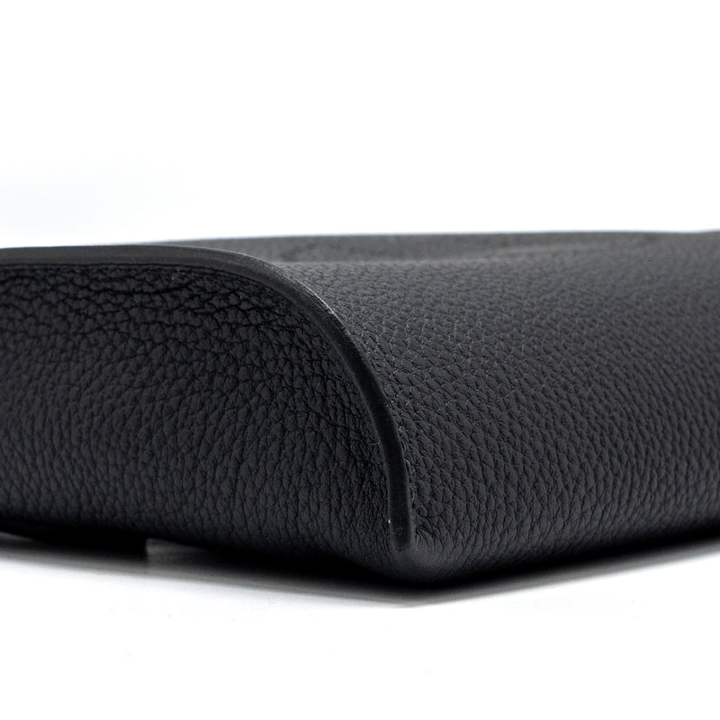Hermes Videpoches togo black SHW stamp B