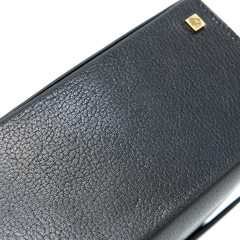 Hermes Cinhetic Bag Chevre Chamkila Black GHW Stamp Y