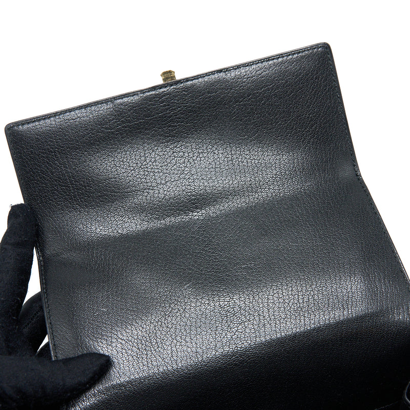 Hermes Cinhetic Bag Chevre Chamkila Black GHW Stamp Y