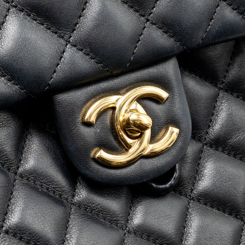 fake chanel mini backpack Chanel Small Urban Spirit Quilted Backpack Calfskin Black GHW