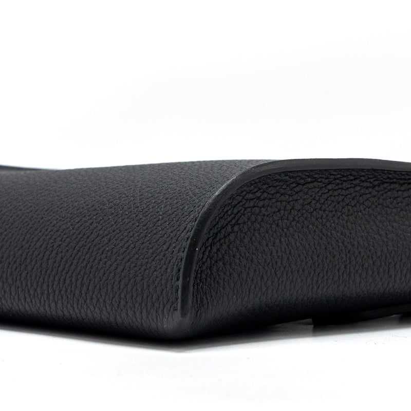 Hermes Videpoches togo black SHW stamp B