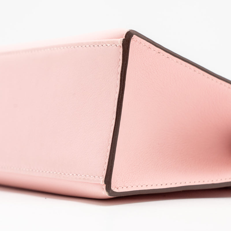 Hermes kelly Pochette swift 3Q Rose Sakura SHW Stamp Z