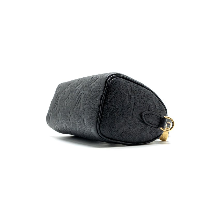 Louis Vuitton Nano Speedy Monogram Empreinte Black GHW(new version)