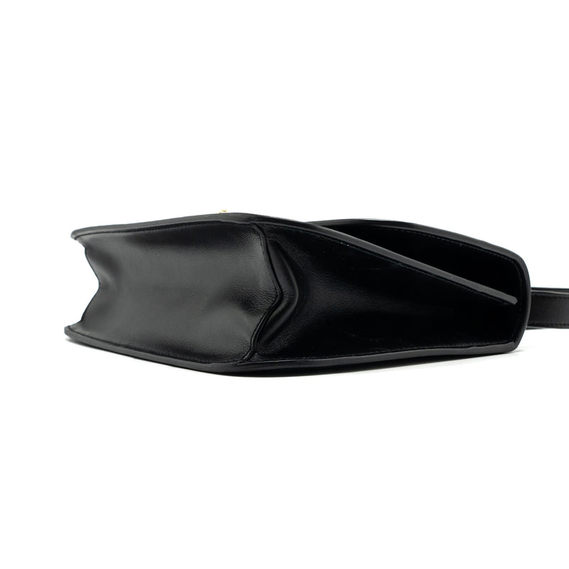 Prada Pattina in Pelle Calfskin Black GHW