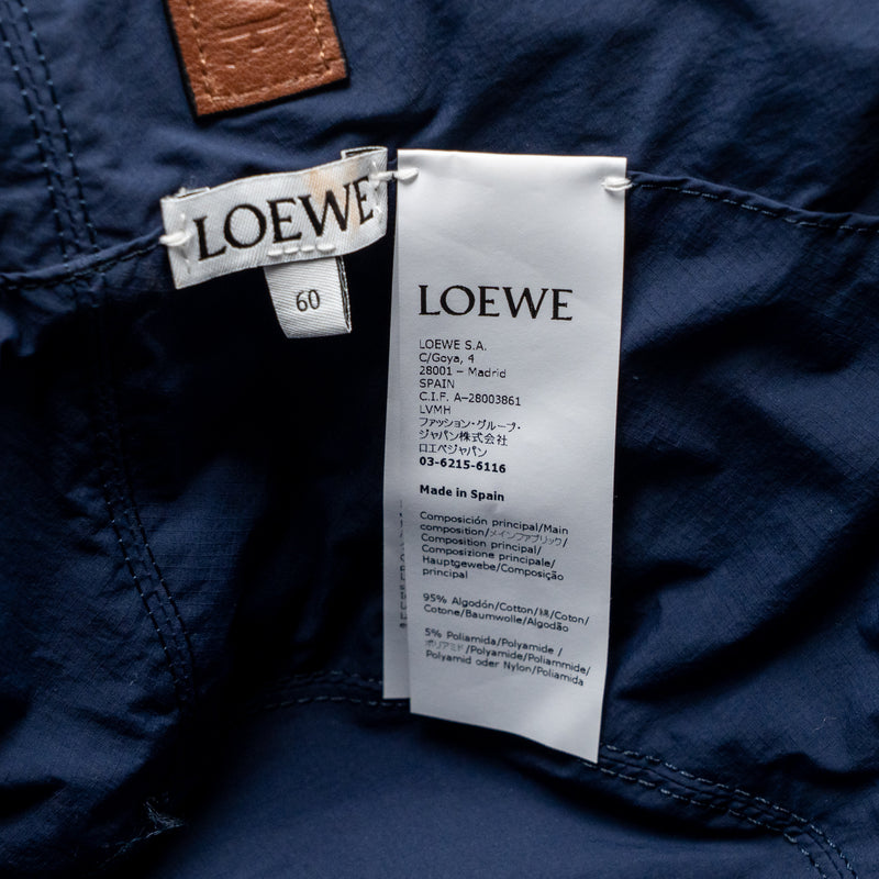 Loewe Size 60 Anagram Jacquard Bucket Hat Cotton Green