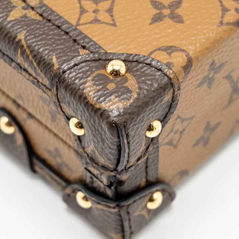 Louis Vuitton Petite Malle Monogram Reverse Canvas GHW