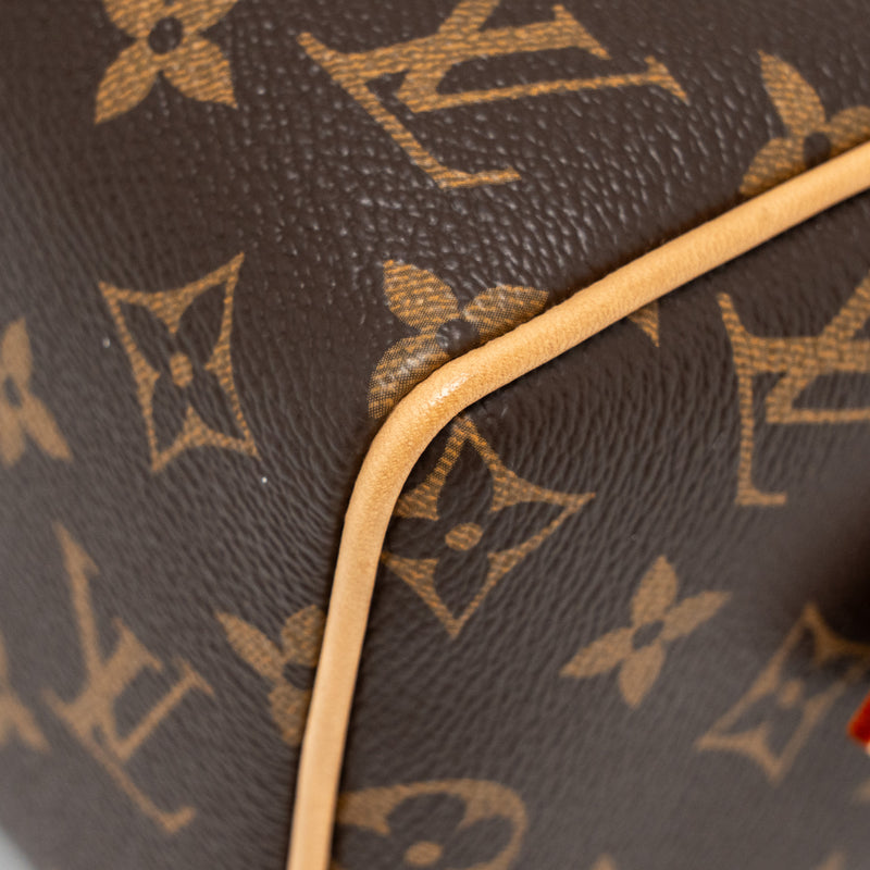 Louis Vuitton Speedy Bandouliere 20 Monogram  Canvas Black Strap GHW