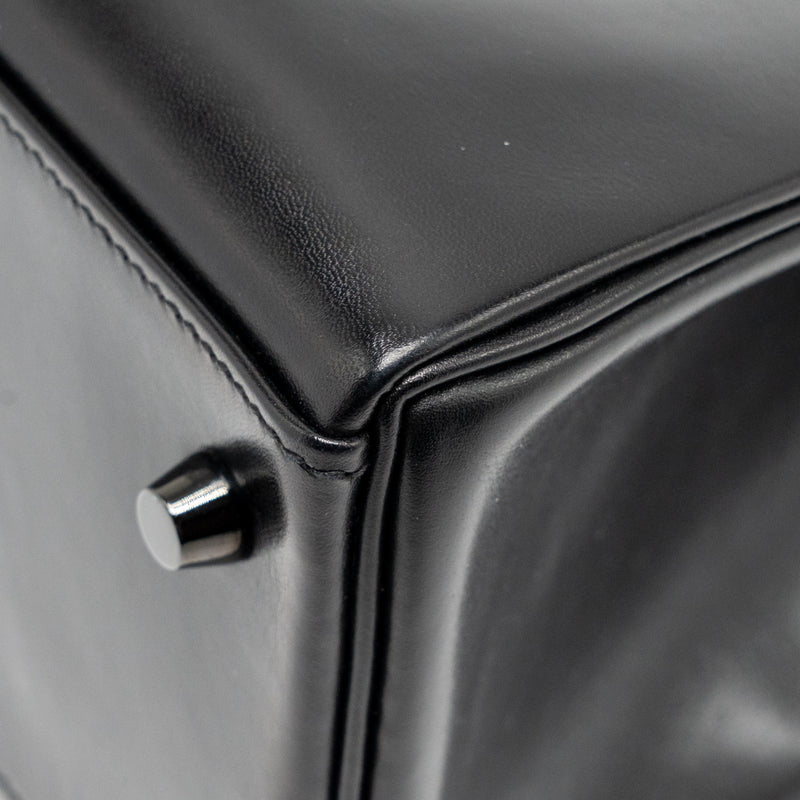 Hermes Kelly 32 Box So Black Stamp Square N