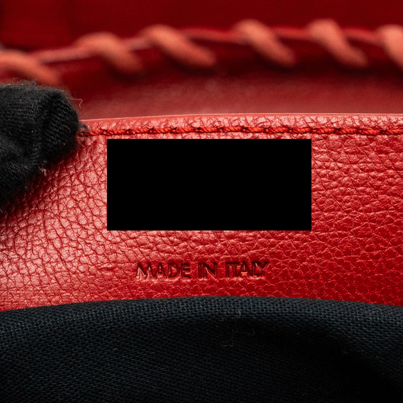 Balenciaga city bag leather red LGHW