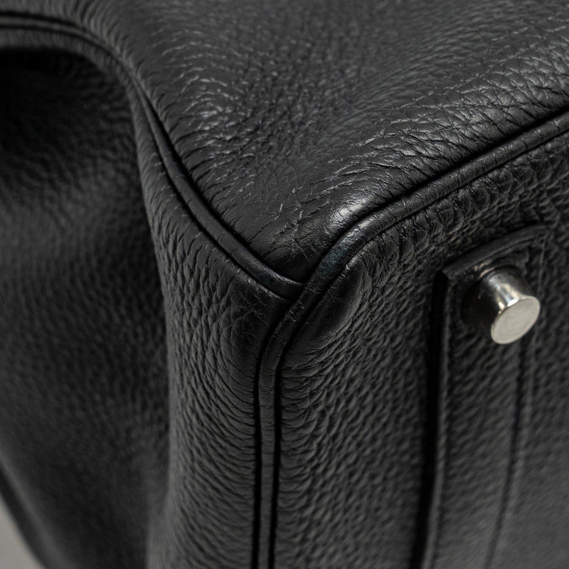 Hermes Birkin 35 Togo Black SHW STAMP Square R