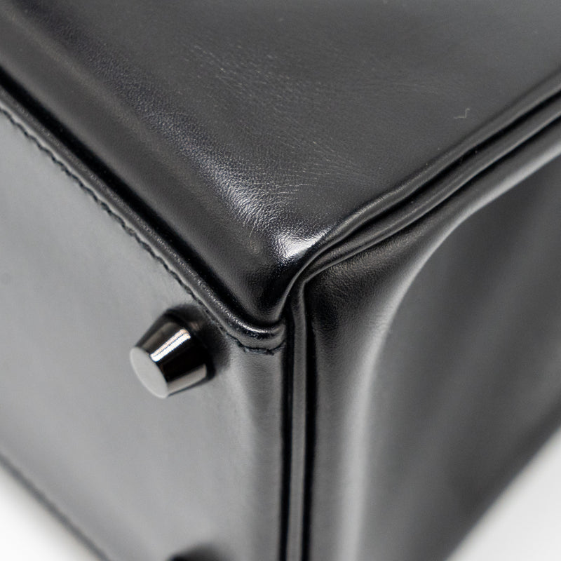 Hermes Kelly 32 Box So Black Stamp Square N