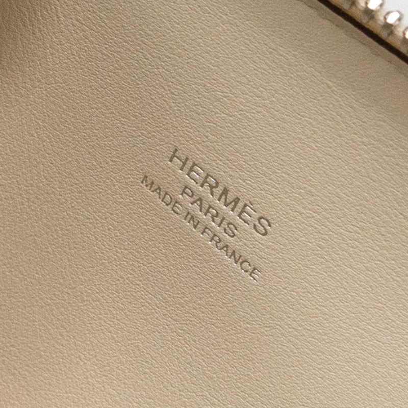 Hermes Paris Stamp Hermes Bolide 1923 25 Epsom Nata Bleu Indigo