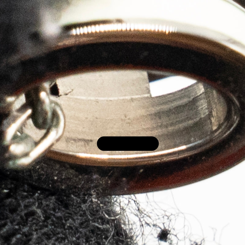 Hermes Mini Pop H Pendant Blanc SHW