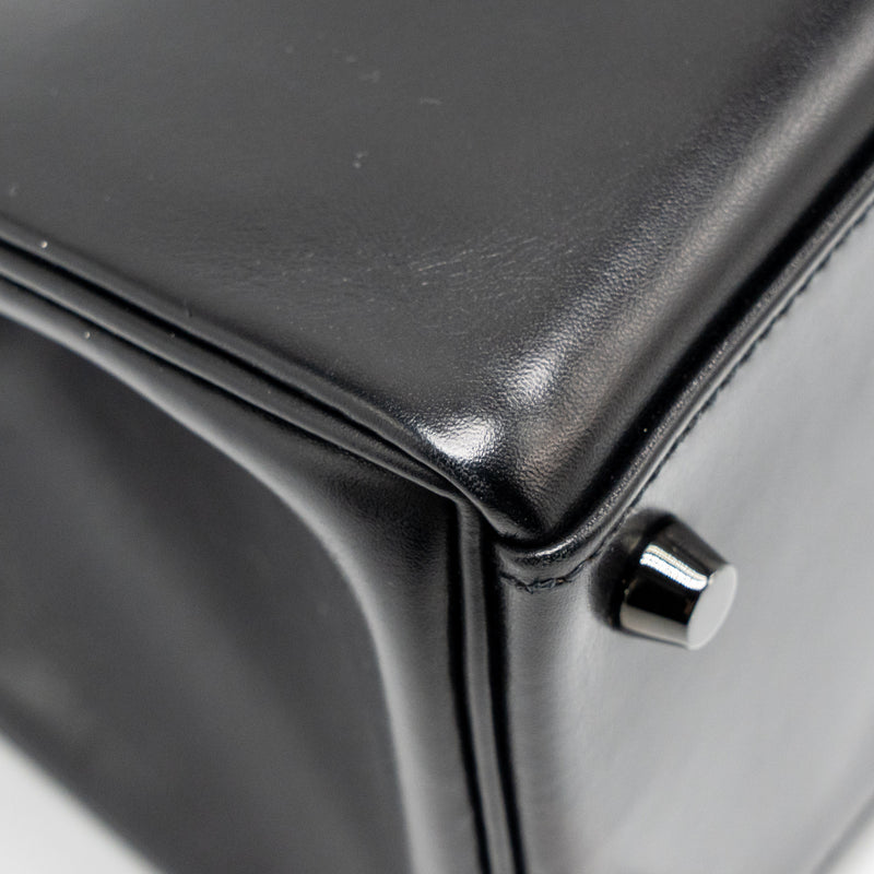 Hermes Kelly 32 Box So Black Stamp Square N