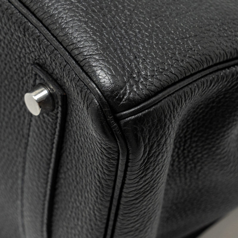 Hermes Birkin 35 Togo Black SHW STAMP Square R