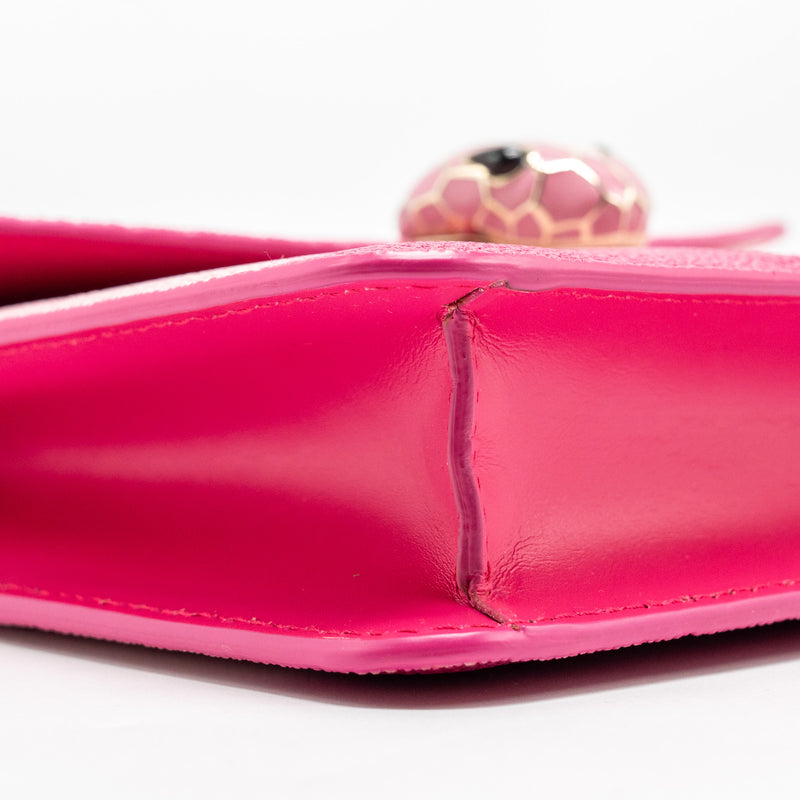 Bvlgari Serpenti forever bag Galuchat iridescent Pink GHW